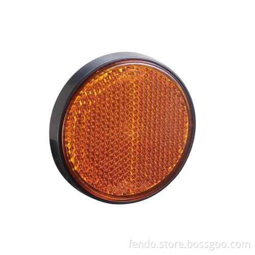 E4 Certified Red Round Truck Trailer Safety Reflectors